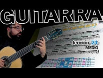Guitarra clases online II – Allegretto en Fa en 1ra y 5ta posición. Matteo. Carcassi - Lección 24