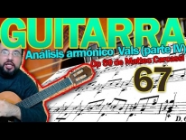 Análisis armónico del vals en Re mayor, Op 59 de Matteo Carcassi. Lección 67, parte 4.